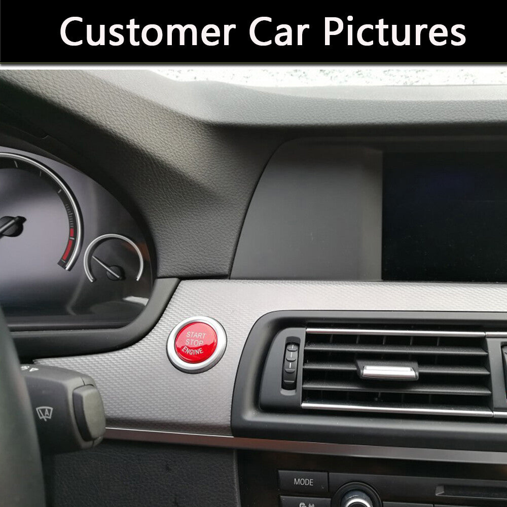 Red Engine Start Stop Push Button Replace Cover for BMW E Chassis 1 3 5 7 Series