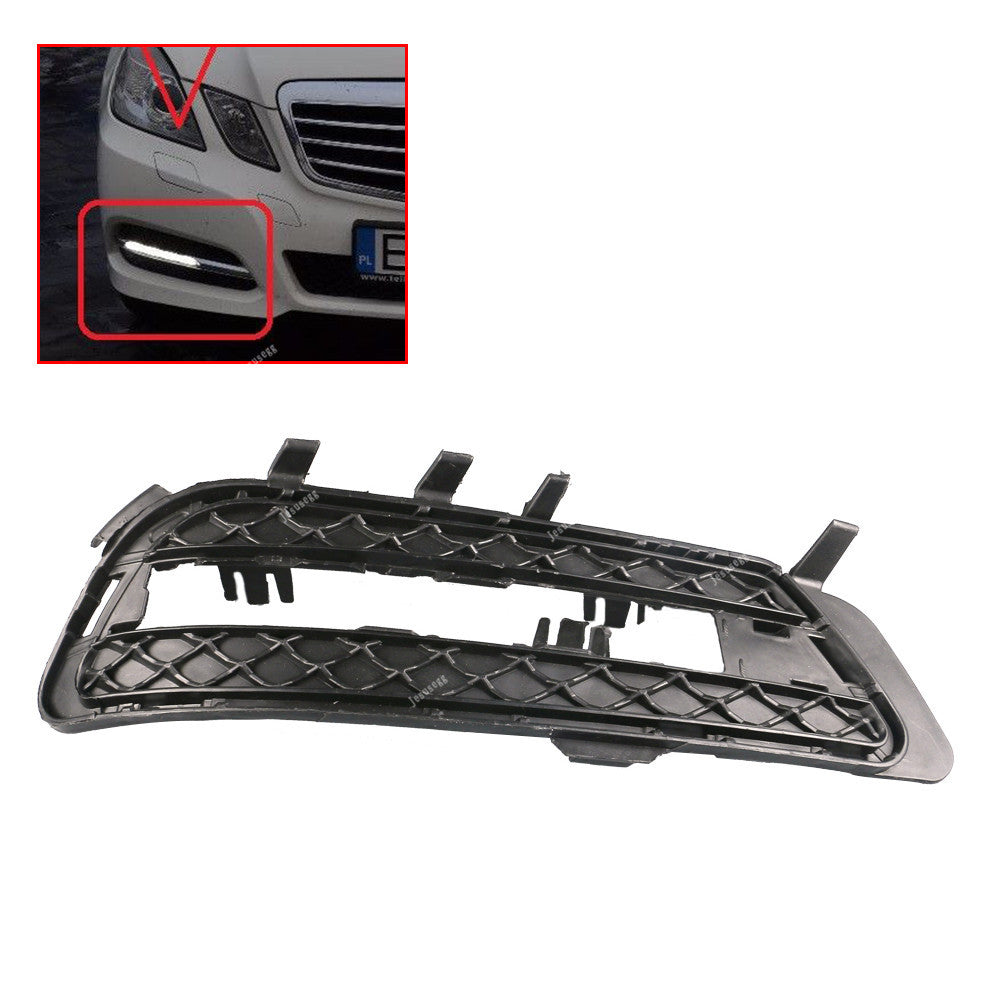 R Front Bumper Grille Fog Light Cover for MERCEDES E CLASS E350 E550 W212 09-16