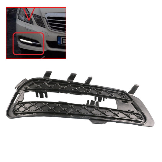 R Front Bumper Grille Fog Light Cover for MERCEDES E CLASS E350 E550 W212 09-16