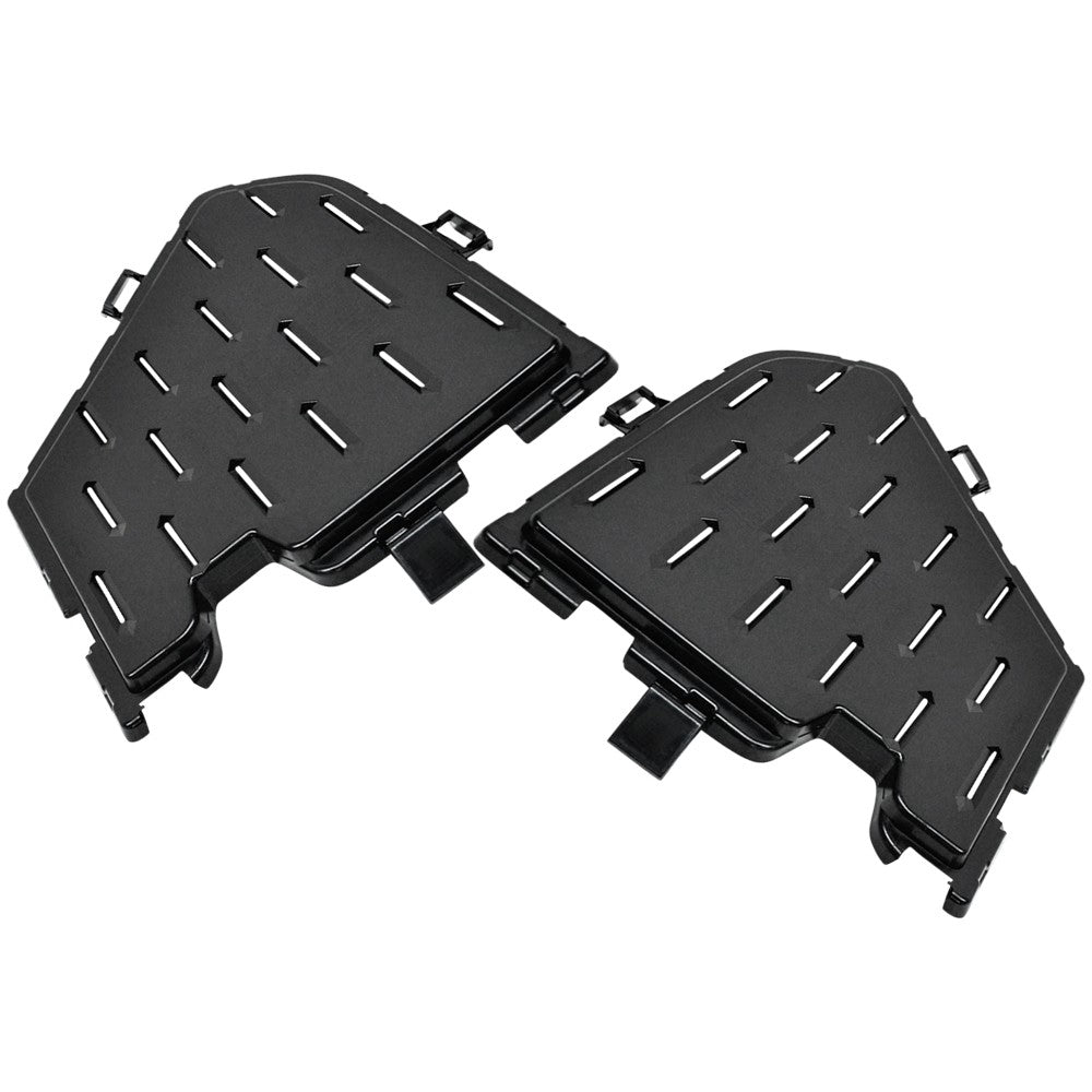 Left Right Bumper Fog Light Grille Base Plate Black for X6 G06 M 2020-2021
