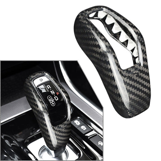 For 2018-2021 19 for Land Rover Range Sport Carbon Fiber Gear Shift Knob Cover Trim