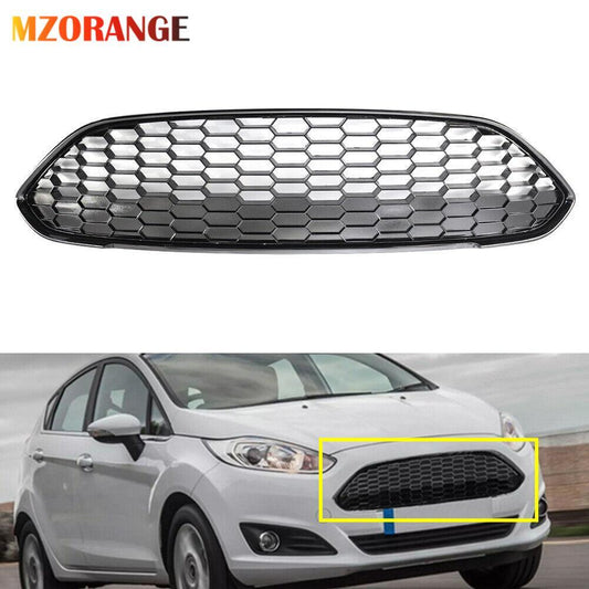 for Ford Fiesta 2013-2017 Front Bumper Centre Grill Grille Black 1778260