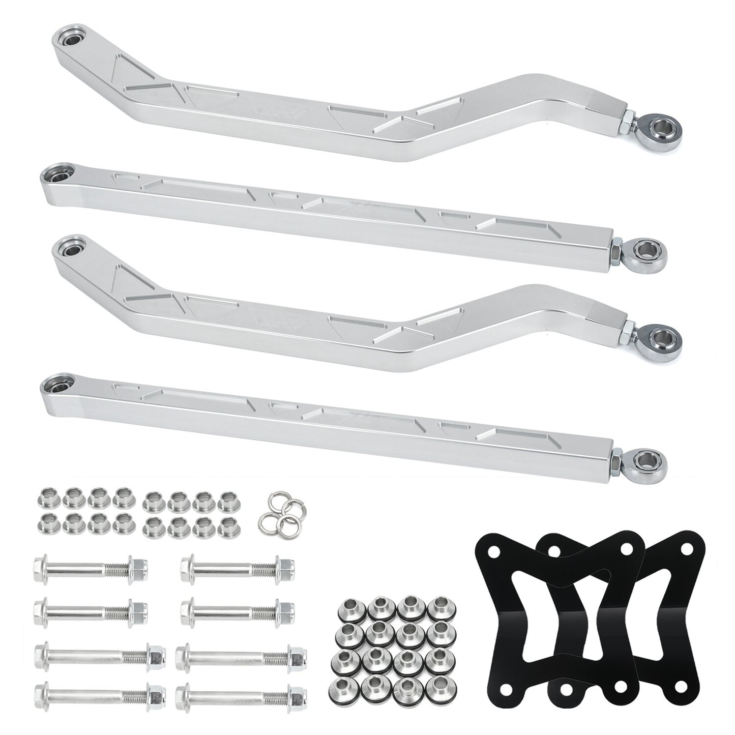 Upper Lower High Clearance Rear Radius Arms / Rods for Polaris RZR XP 1000 14-25