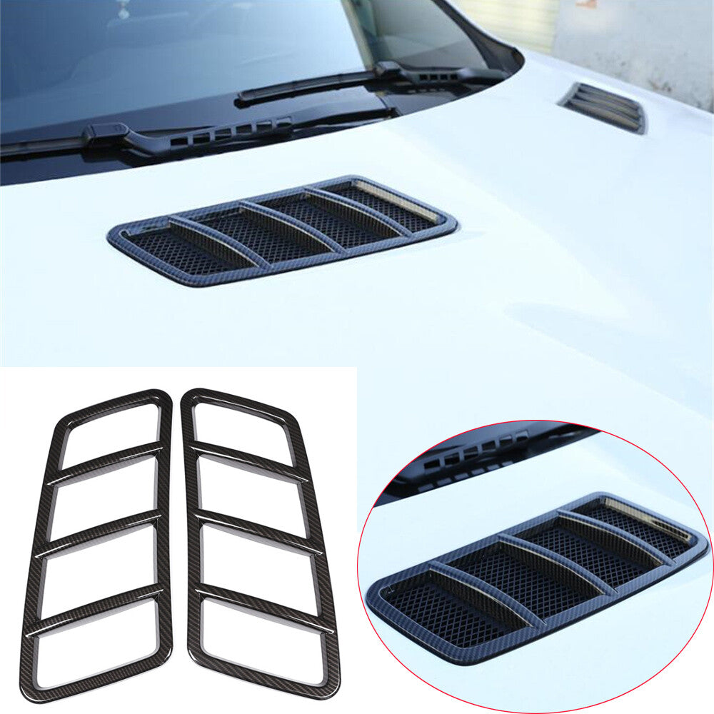 Carbon ABS Hood Grille Engine Air Vent Outlet Cover for Benz GL GLE GLS ML 13-19