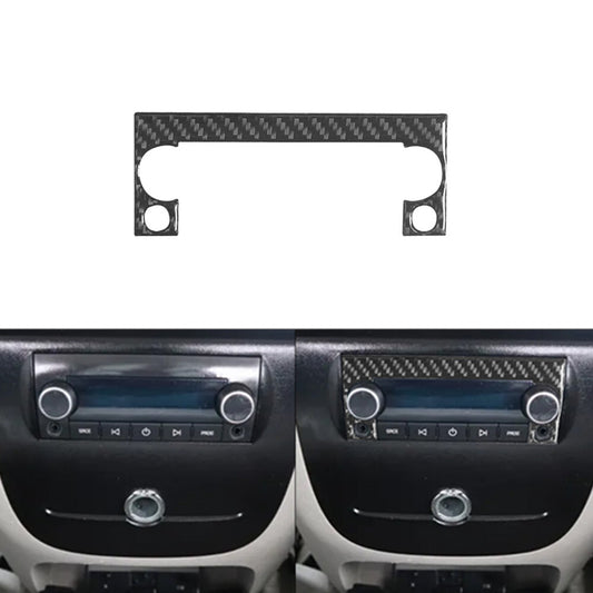 Carbon Fiber Rear Air Vent Control Cover Trim For Silverado/tahoe/ for sierra 2007-14