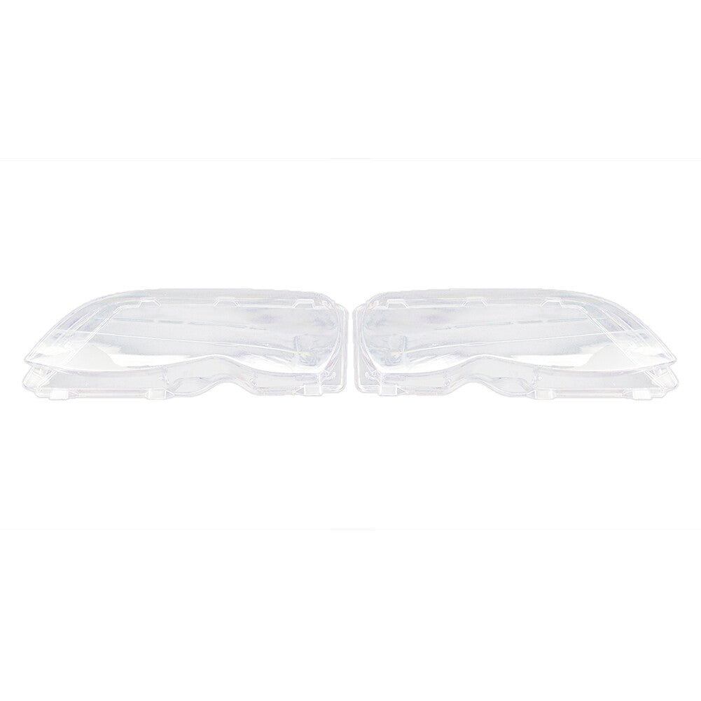 Transparent Car Front Headlight Lens Cover for BMW 3 Series E46 4 Door 2002-2005