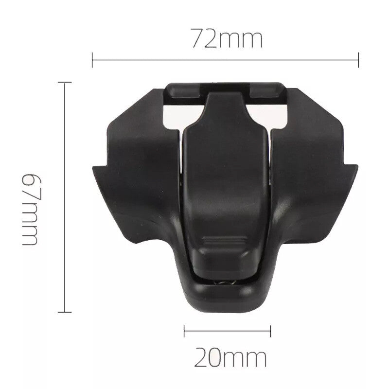 2PCS ABS Black Sunroof Shade Handle Buckle LR019776 for Land Rover Freelander 2