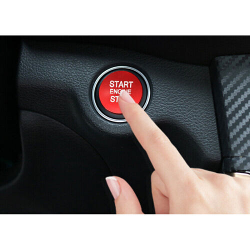 Aluminum Red Start Stop Button Ignition Switch Cover Sticke for Kia K5 2021-2023