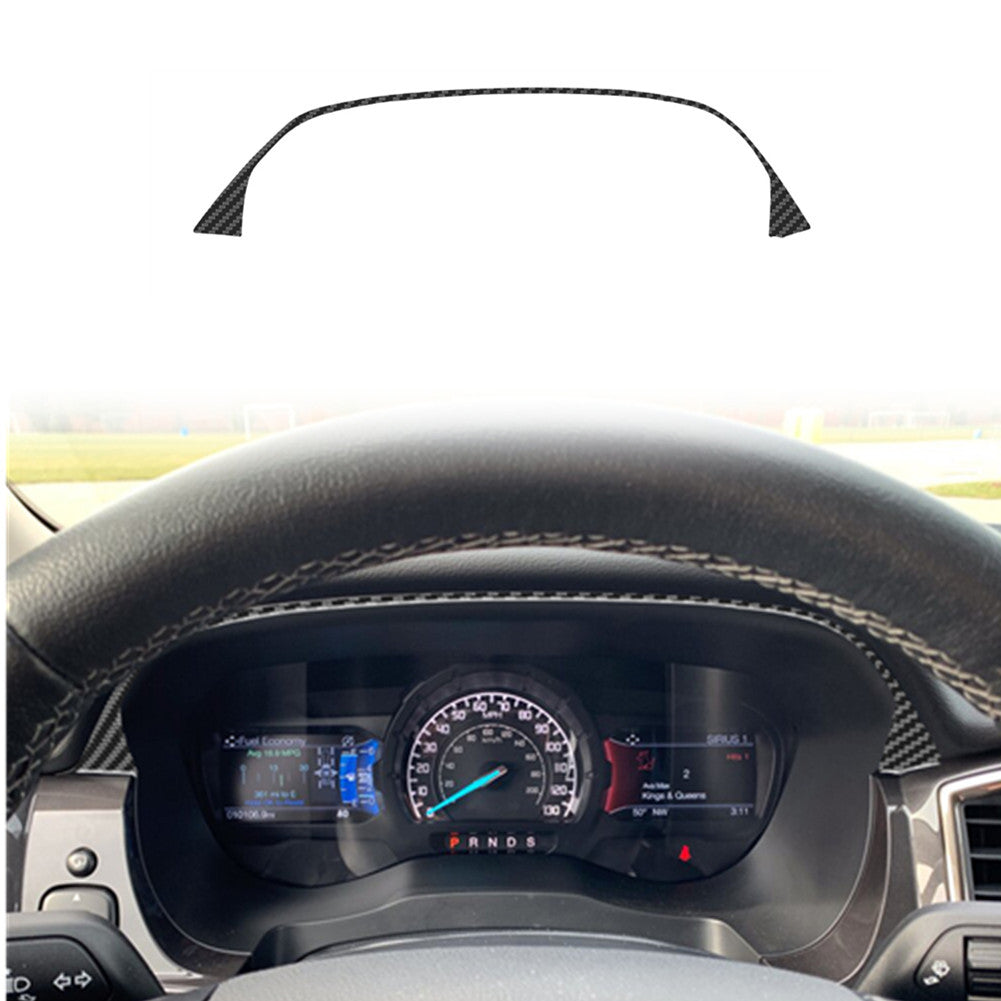 Carbon Fiber Speedometer UP Strip Cover Trim for Ford Ranger 2019-2022