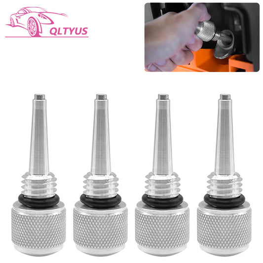 4-piece 55201 Magnetic Oil Drop Rod M18 x 2.5 for WEN 56125i compatible, silver.