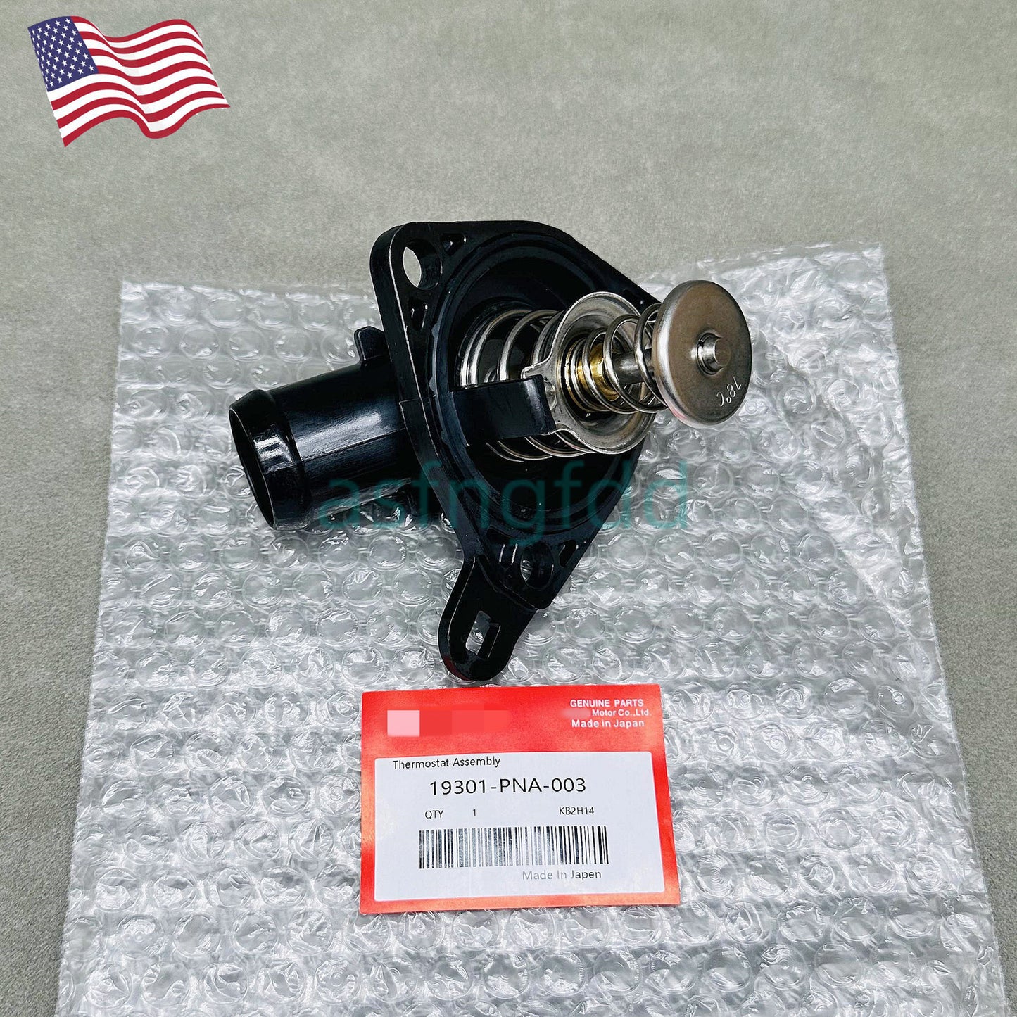 new engine coolant thermostat with gasket 19301-PNA-003 for Honda for Acura .