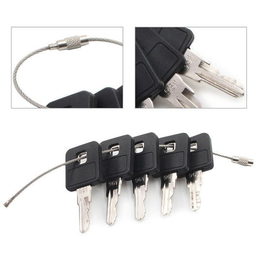 Ignition Key Fit Ditch Witch Trencher 1330 RT40 Heavy Equipment 214-961 961 5PCS
