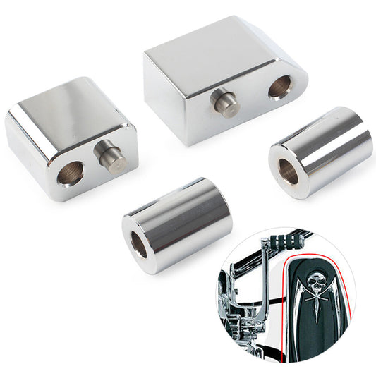 1-1/4 Driver Floorboard Spacer Extension for Harley Street Tri Glide Chrome