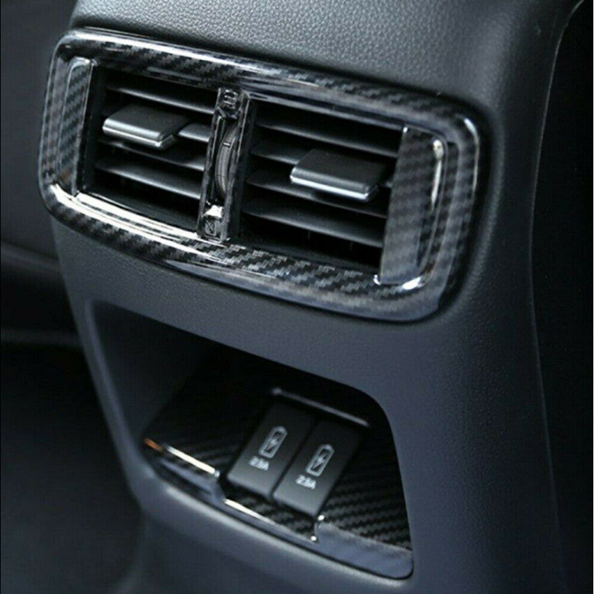 Carbon fiber rear air vent socket cover trim suitable for Honda CR-V CR-V 2017-2021