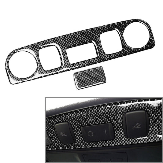 2x Convertible Car Reading Light Panel Cover Trim Carbon for Audi TT 8N 2001-06