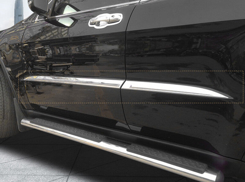 for Jeep Grand Cherokee 2014-2021 Stainless Body Door Side Molding Trim Garnish