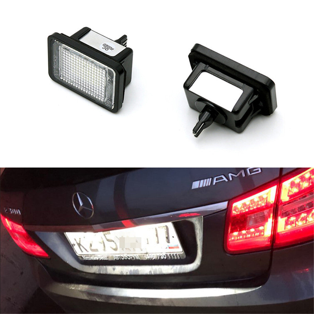 2X LED License Plate Lights for Mercedes-Benz GLK-CLASS X204 GLK 2008-2015