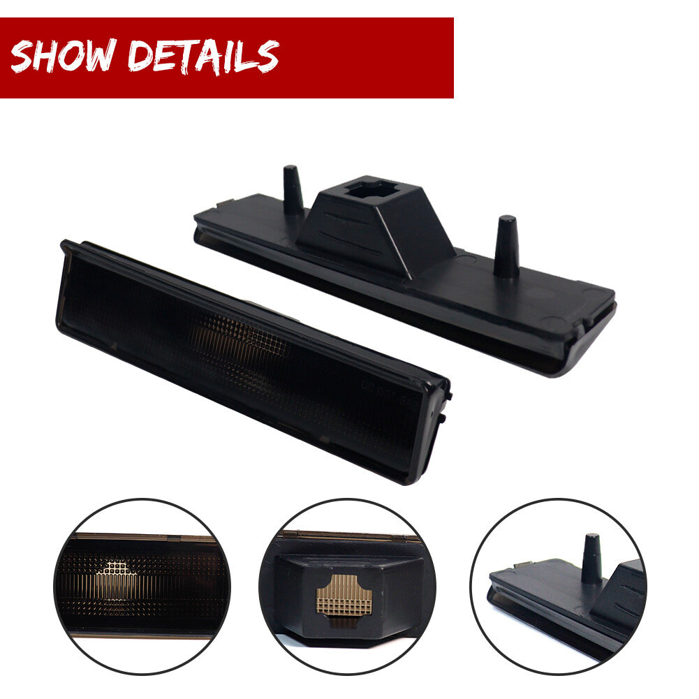 Suitable for 80-86 for Ford BRONCO pickups, F-150, F-250, F-350 front corner signal light housings.