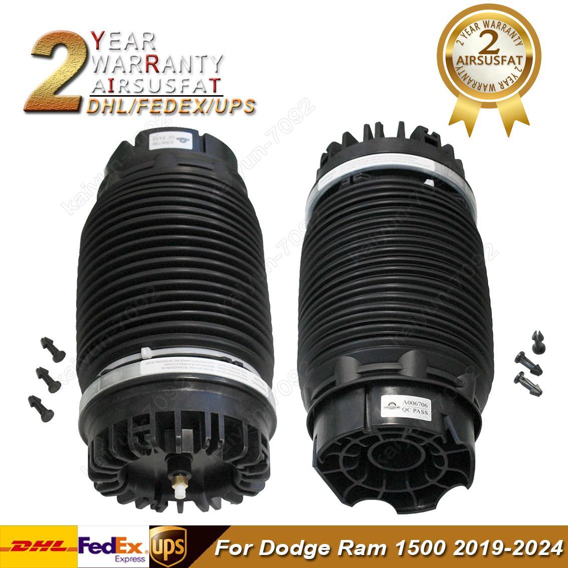 2x Rear Left Right Air Suspension Bags for Dodge for Ram 1500 2019-2024 68260938AA
