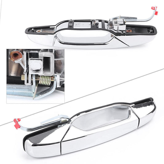Door Handle Exterior Chrome Rear Right Fit for GMC for Cadillac for Escalade Base 2007-13 RH