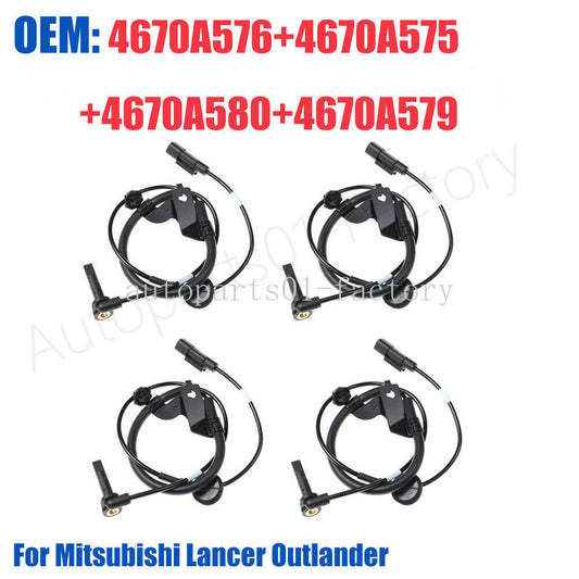 Front Rear Left Right ABS Wheel Speed Sensor for Mitsubishi Lancer Outlander