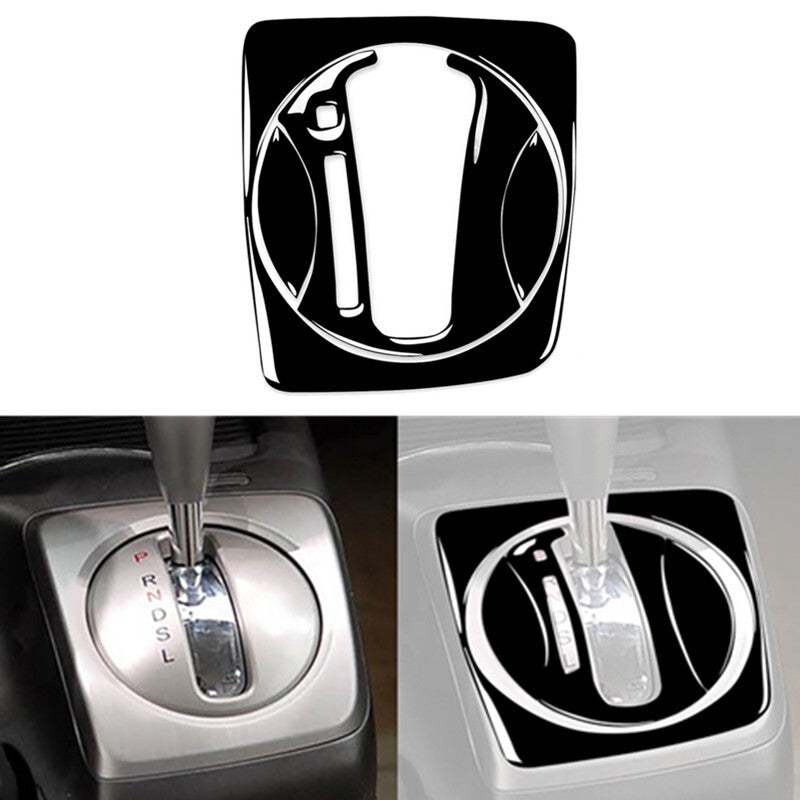Piano Black Automatic Gear Shift Panel Cover Trim for Honda for Civic 8th 2006-2011