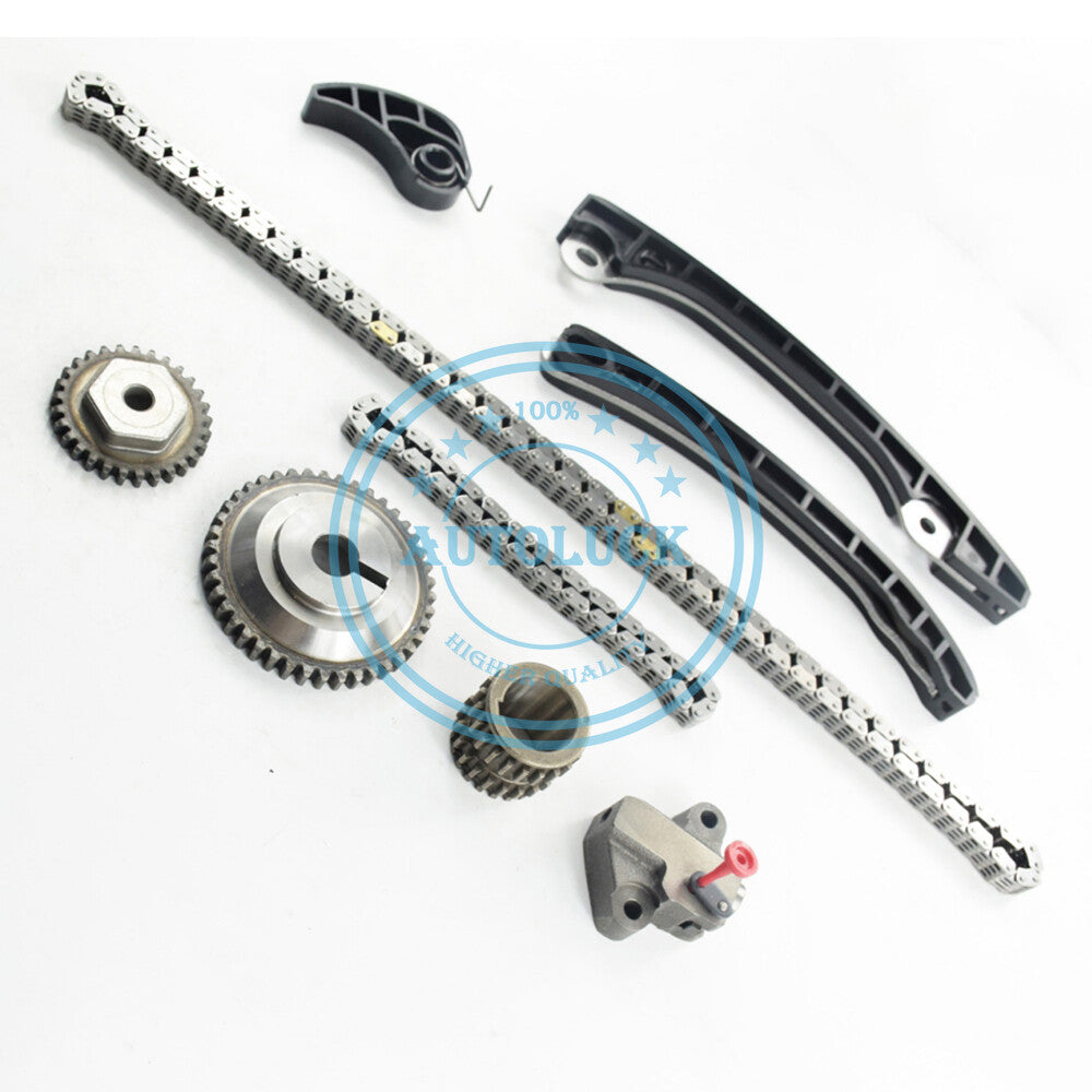 9PCS Engine Timing Chain Kit For HR16DE for NISSAN March Iii Note Dualis Cube Juke