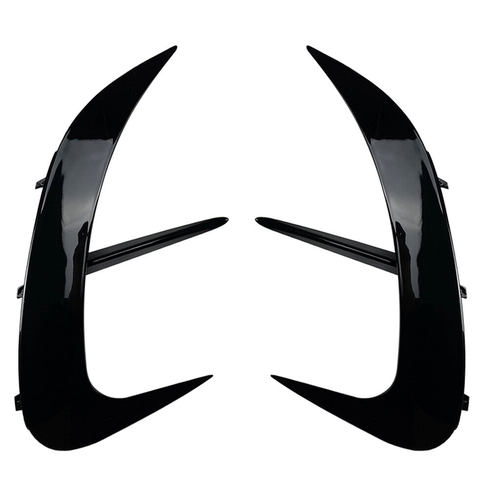 2x Rear Bumper Splitter Spoiler Canard Air Vent Fit for Mercedes-Benz C-Class W206