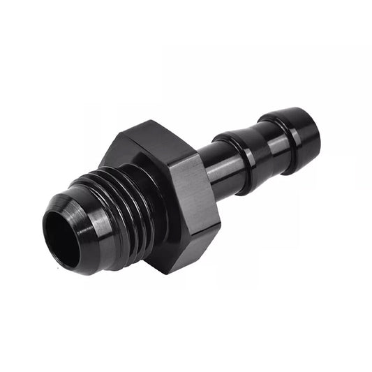 AN6 Male Straight Flare to 5/16 Push On Barb Adapter Aluminum Oil Hose Fittings