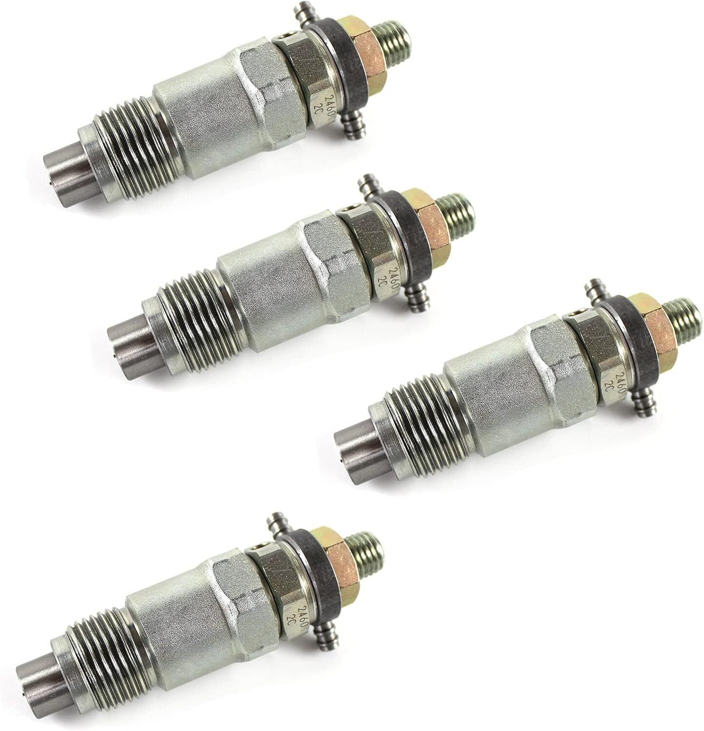 4PCS For Bobcat 743 643 645 Kubota D750 D850 V1702 V1902 Fuel Injector 3974254