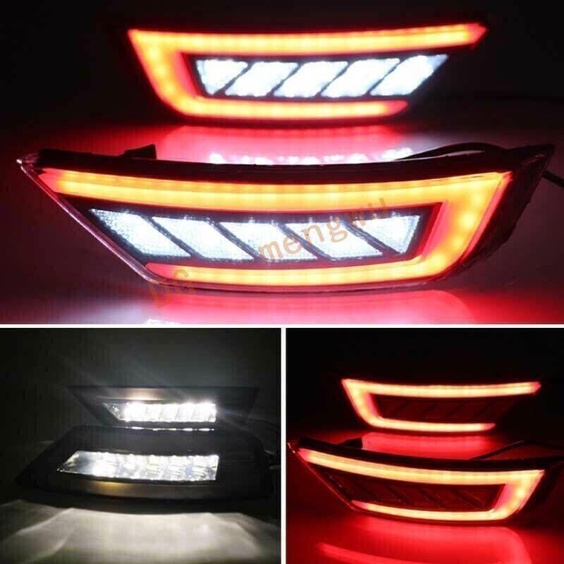 for Ford Escape Kuga 13-2019 Fog Light LED Brake Lights Refit Rear Bumper Light