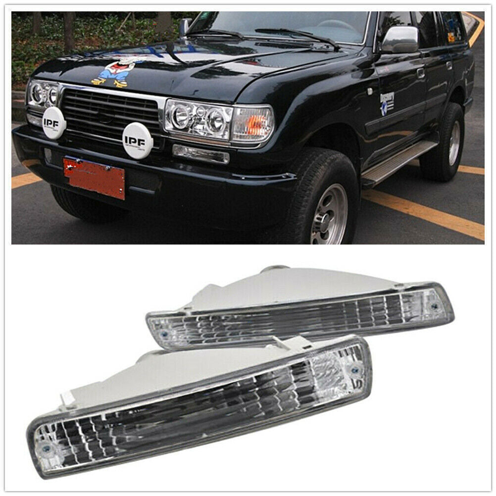Front Bumper Turn Signal Light for Land Cruiser LC80 FJ80 FZJ80 4500 1991-1997
