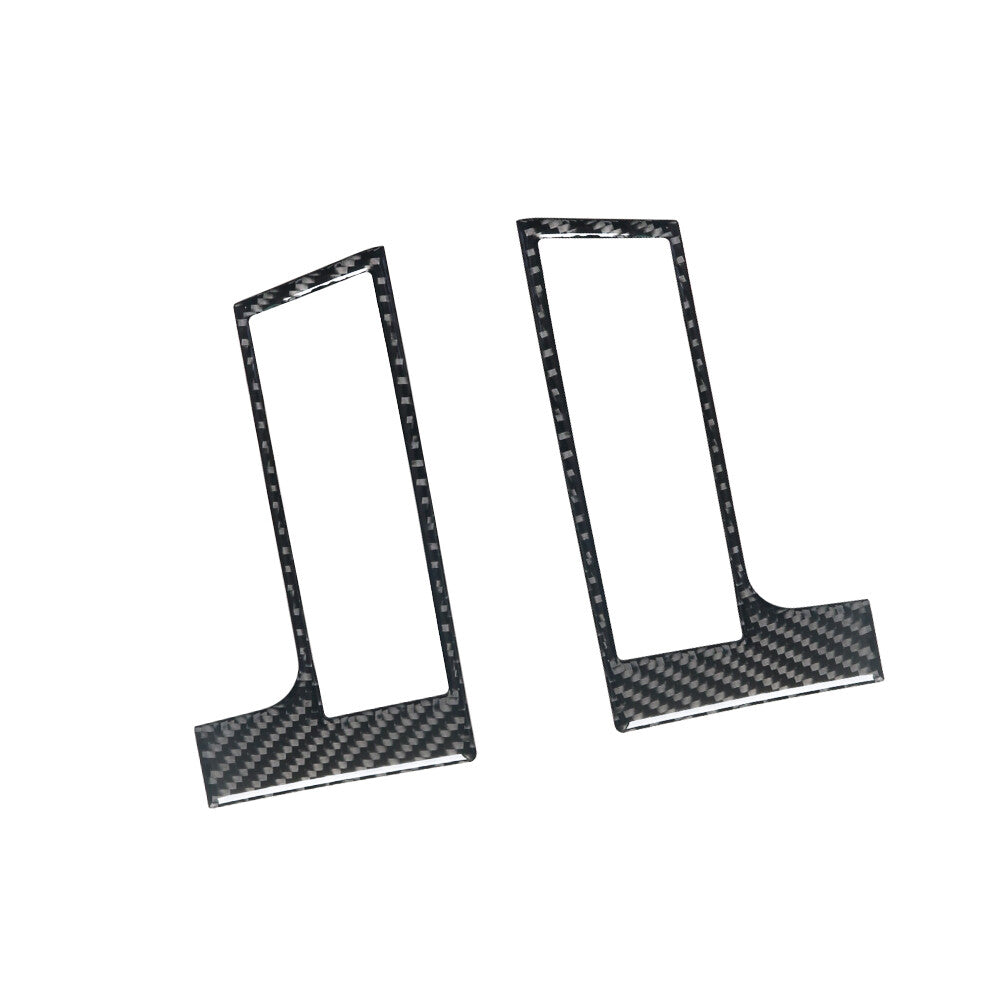 2Pcs Carbon Fiber Air Vent Upper Cover Trim For Land for Range Rover Sport 2014-2017