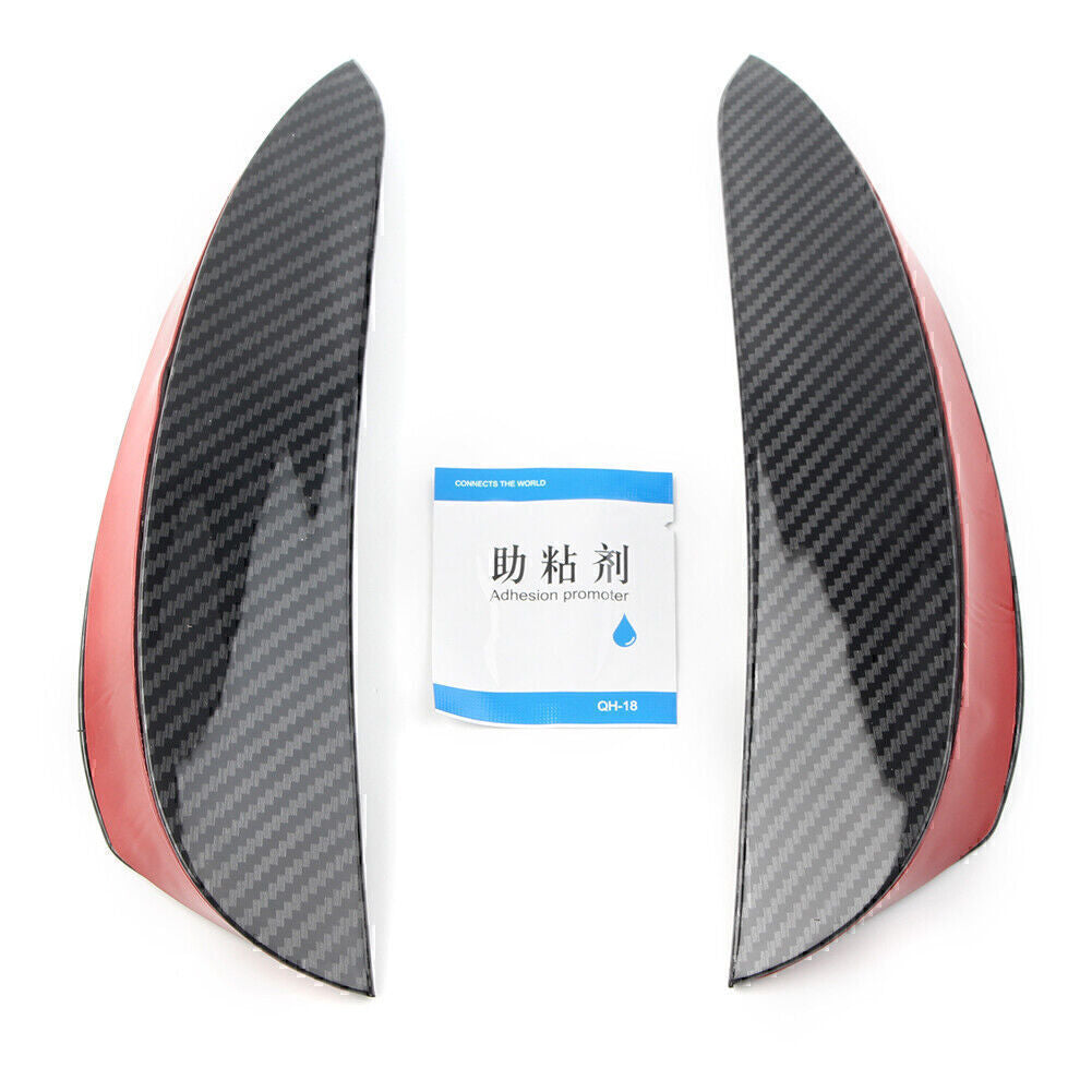 for Mercedes-Benz E W213 Sport Carbon fiber pattern Bumper Canards Vent Flap
