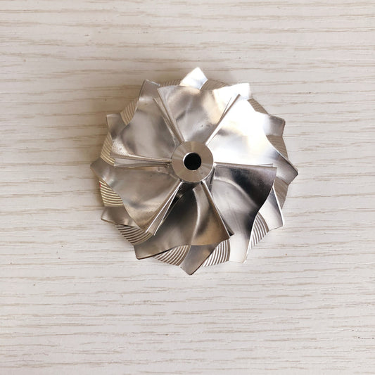 TD04 Reverse 49.00/64.89 mm 6+6 Blade Performance Turbine Billet Compressor Wheel
