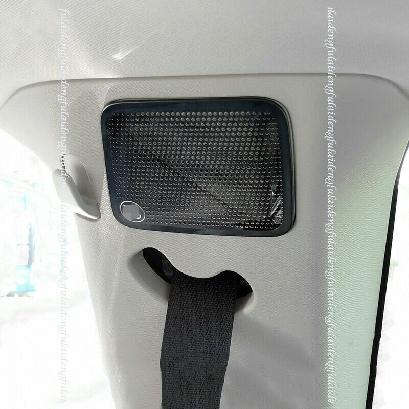 for Ford Explorer 2020-2021 Stainless Black Roof Horn Speaker Decor Cover Trim