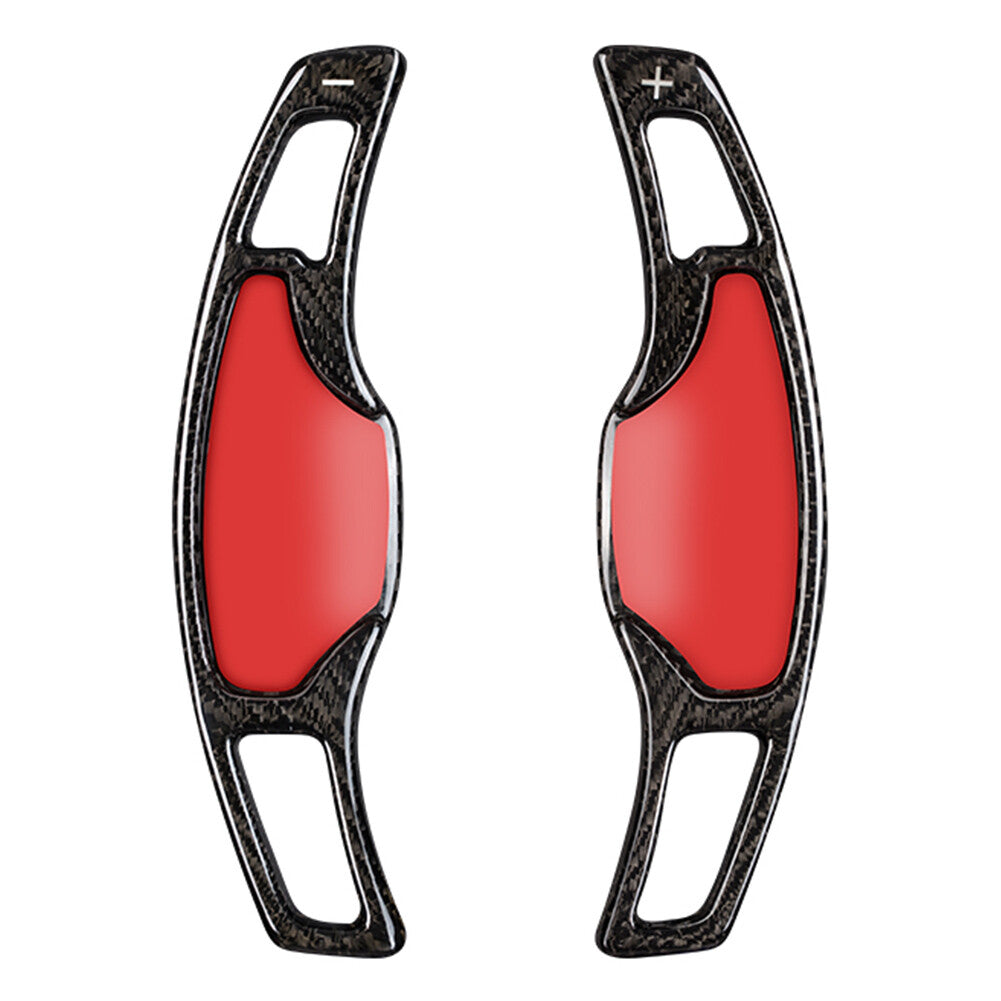 2x Steering Wheel Paddle Shifter Extension for Cadillac CT5 2020-22 Carbon Fiber