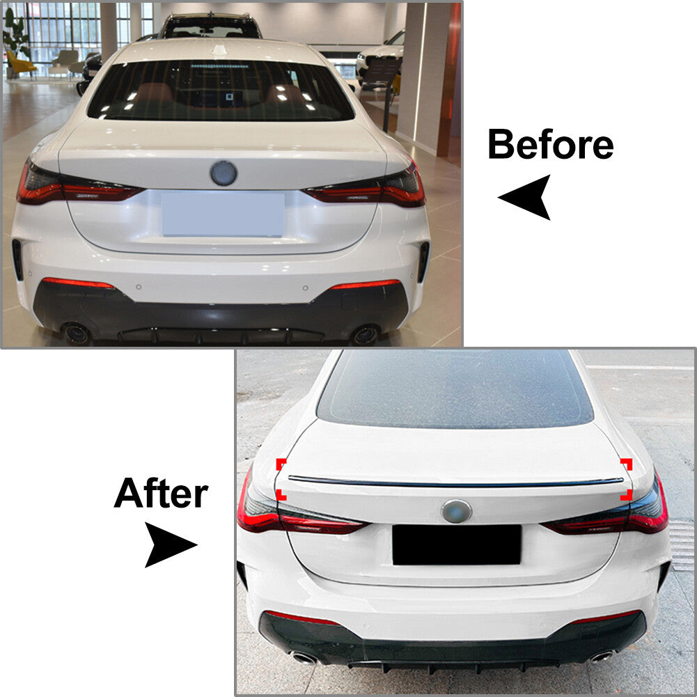 Rear Trunk Lid Spoiler Wing Lip for BMW 4 Series G22 2020-2024