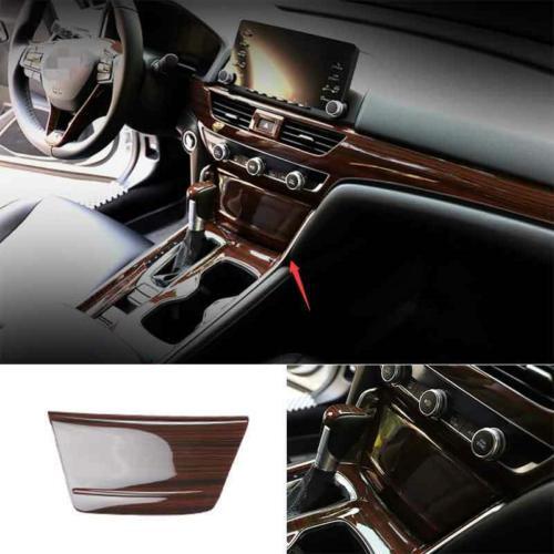 for Honda Accord 2018-2022 Red Wood Grain Cigarette Lighter Panel Cover Trim