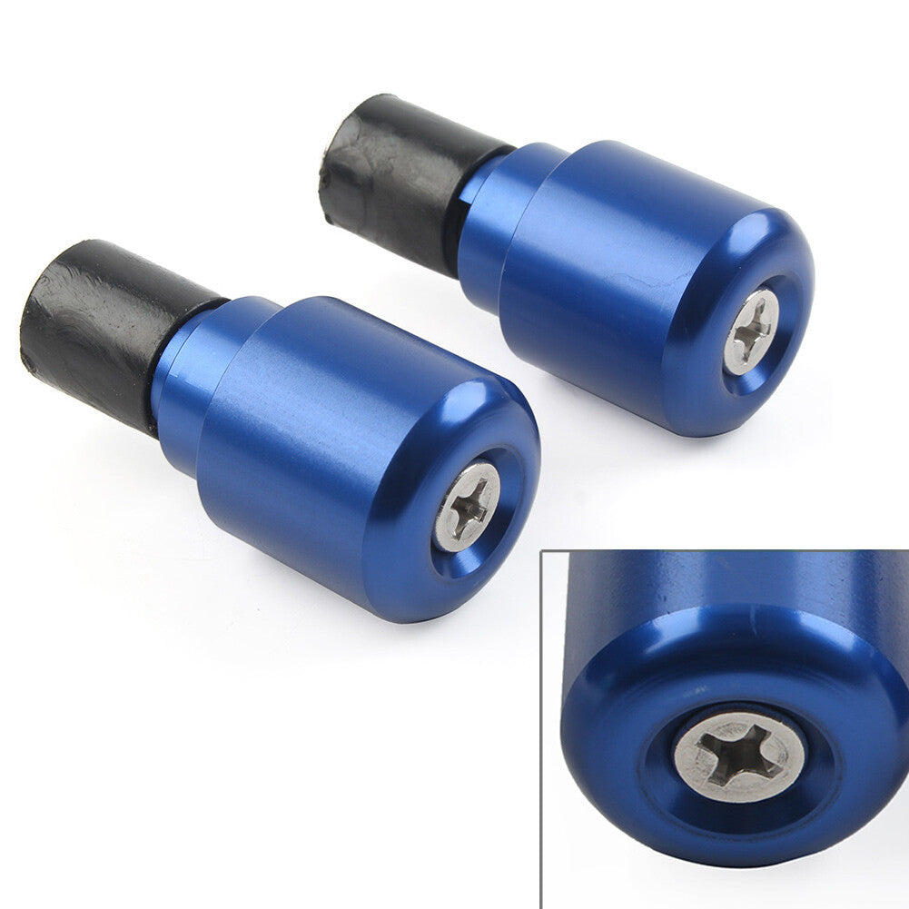 Handlebar Grips Bar End Slider Cap Motorcycle for HONDA CBR1000RR Blue ne