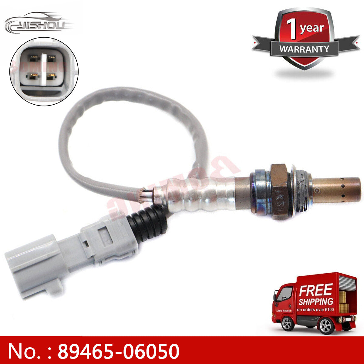 89465-06050 Applicable to for Toyota for Sienna Venza Highlander for Camry for Lexus O2 Oxygen Sensor Rear Section