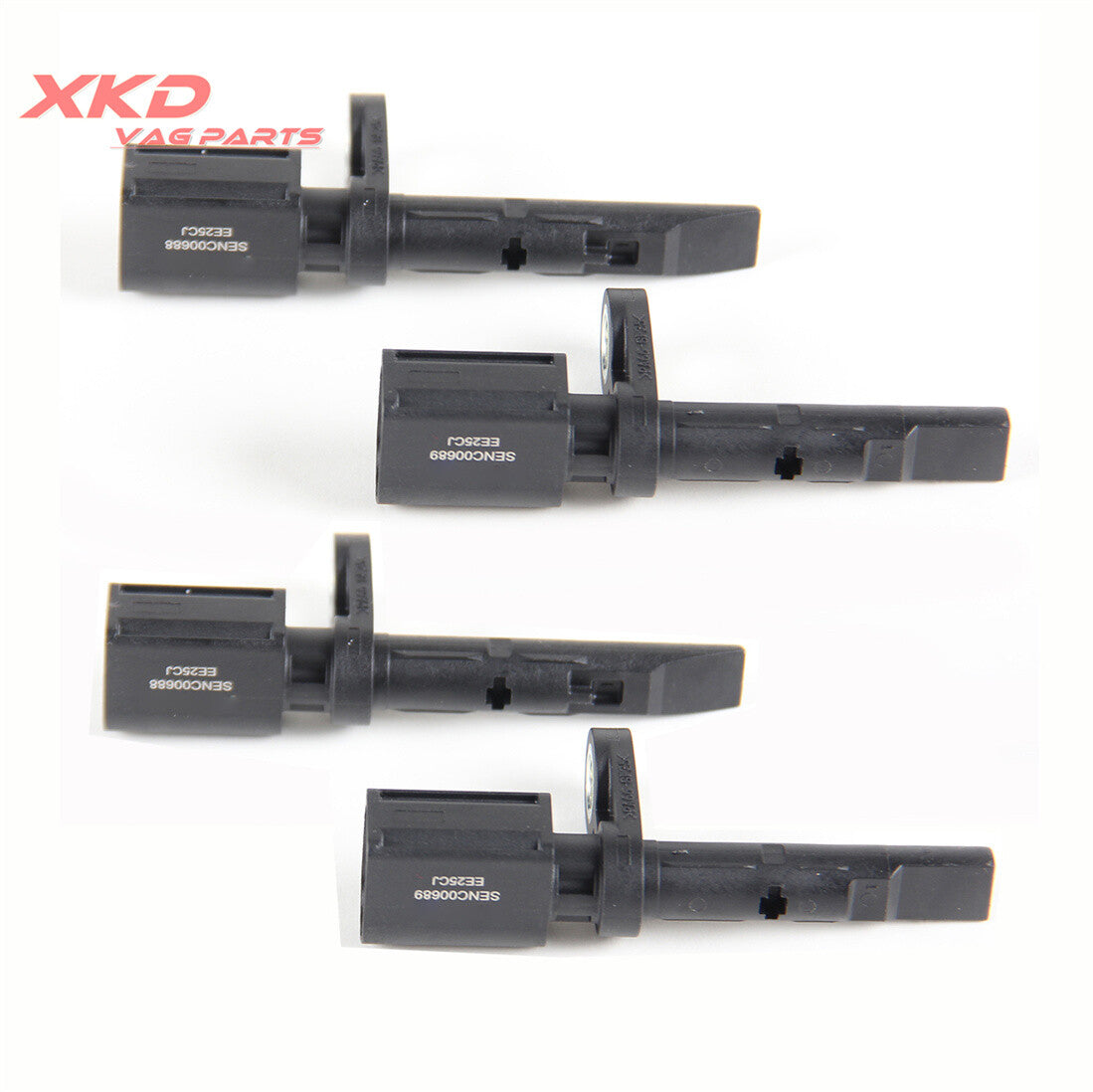 Four front and rear ABS sensors suitable for Volkswagen Touareg, for Audi A6, for A8 , Q7, etc.