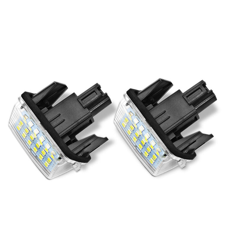 2pcs Car Led License Plate Lights Bulbs Lamps White for Toyota Crown for Camry Vios