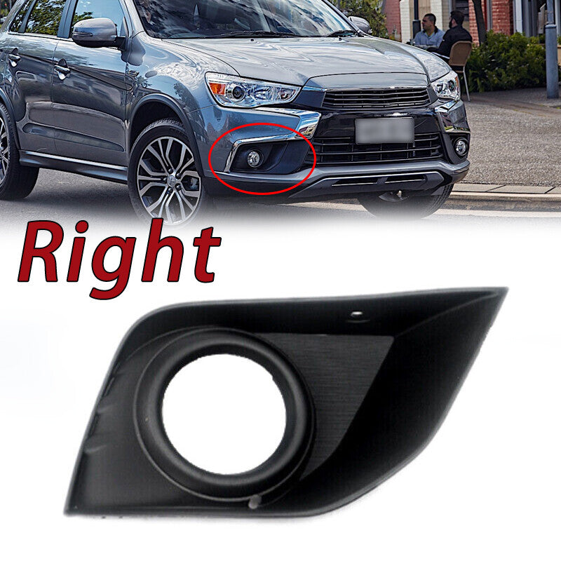 Fog Light Covers Bezels Right for Mitsubishi Outlander Sport ASX RVR 2016-2019