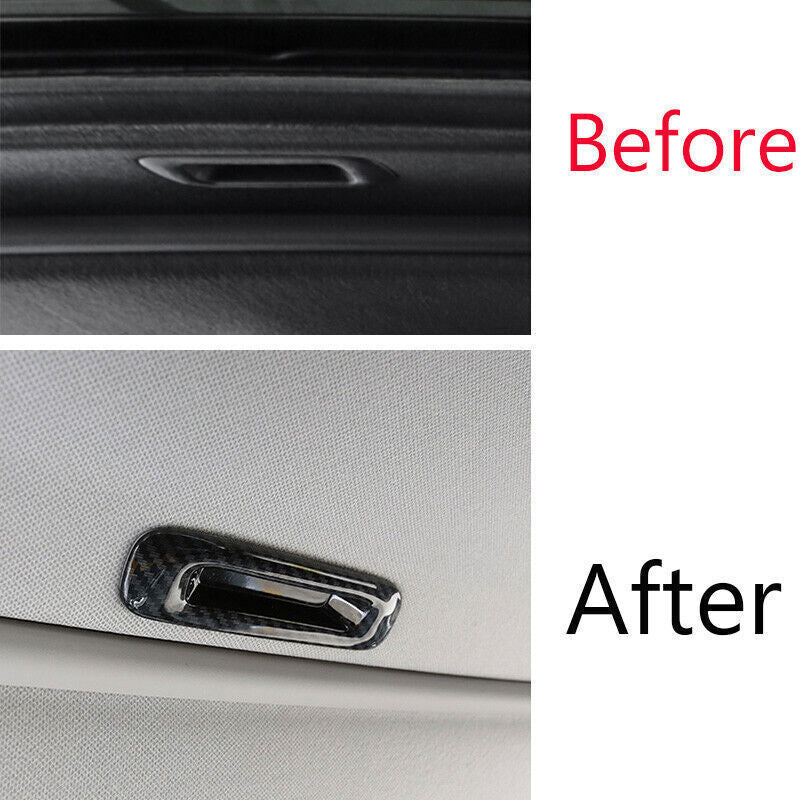Inner Skylight Handle Panel Cover Trim For Fit for Kia K3 Forte 2019-22 Carbon Fiber