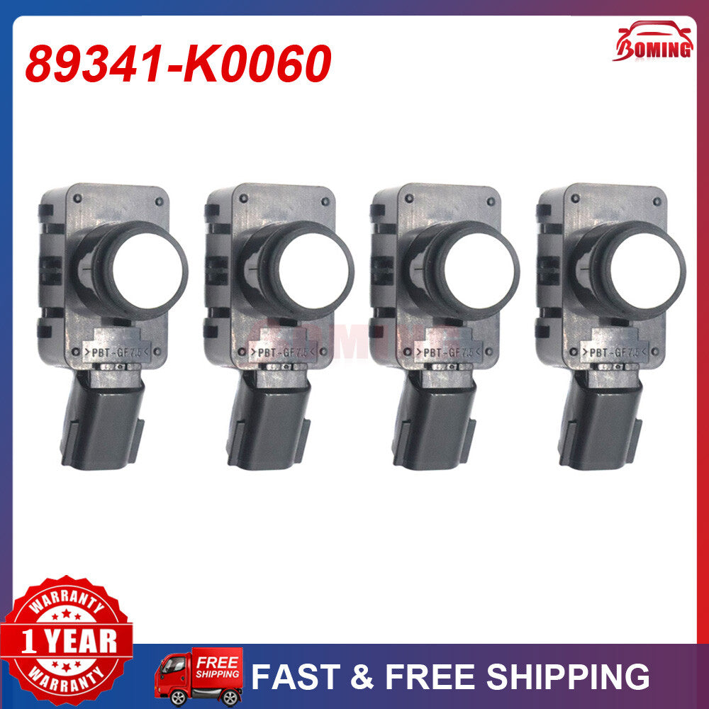 Set of 4pcs White PDC Parking Sensor 89341-K0060 for Toyota for Camry for Sienna Venza