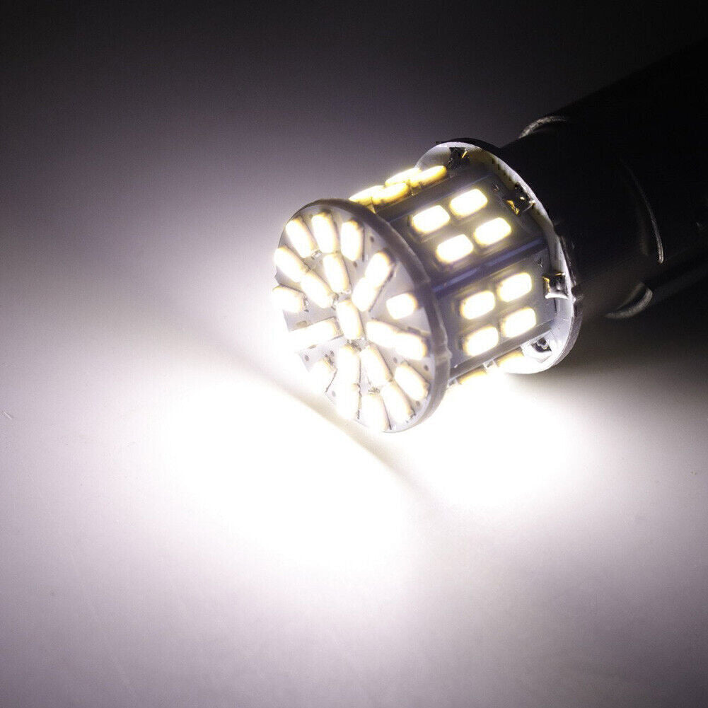 20PCS White 50SMD 1156 BA15S LED Tail Turn Signal Light Bulb Indicator Lamp