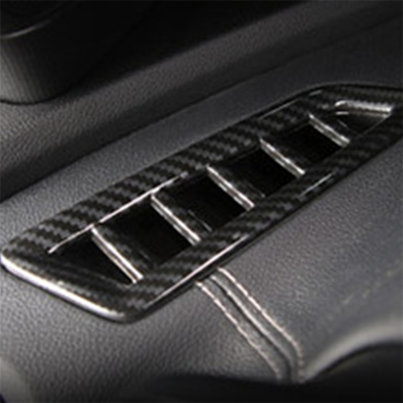 for Kia Sorento 2021-2023 Carbon Fiber ABS Dashboard Air Outlet Vent Cover Trim
