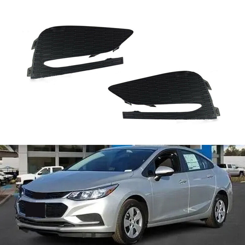 2x for Chevrolet for Cruze 2016-2018 Front Bumper Fog Light Frame Grille Cover