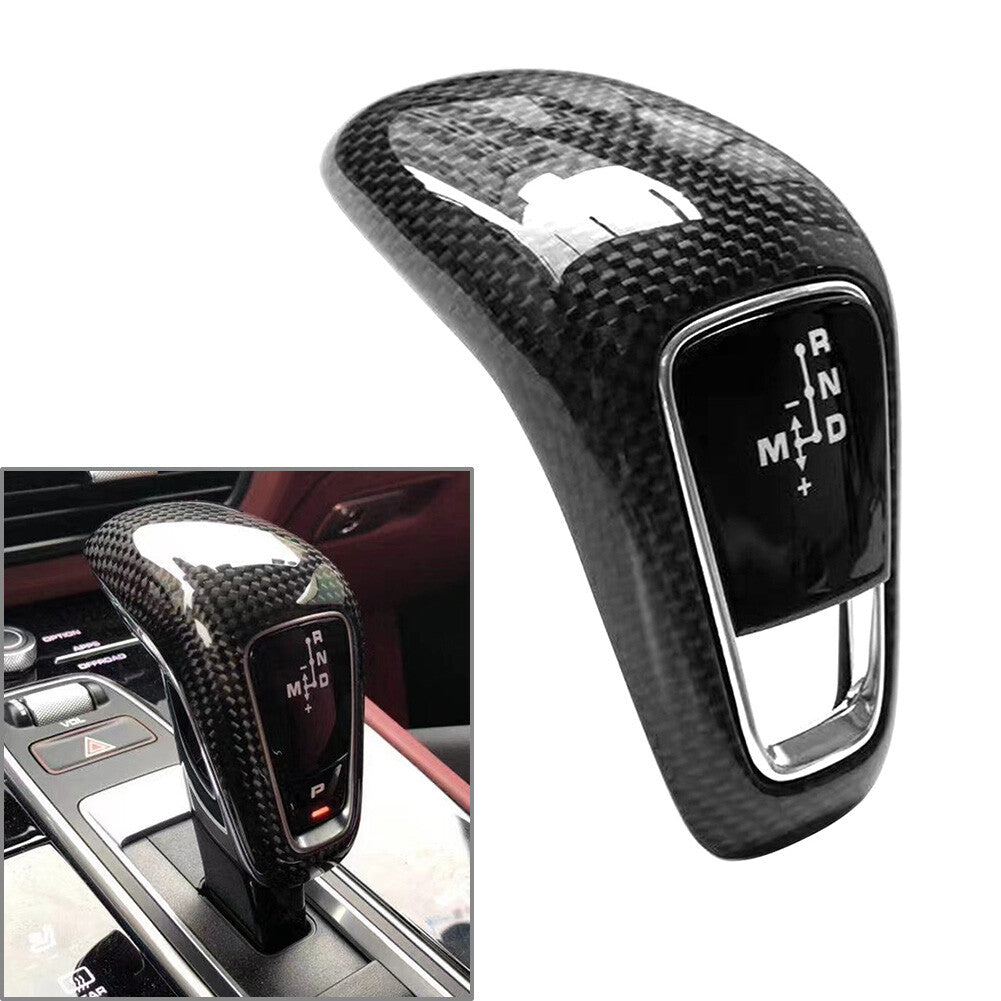 Real Carbon Fiber Car Gear Shift Knob Cover Trim Fit for Porsche for Cayenne 2018-2020